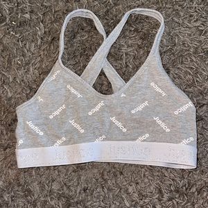Justice sports bra. Been wore a couple times. Size 38